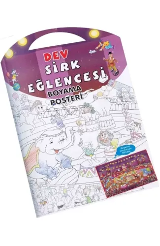 Sirk Eğlencesi Dev Boyama Posteri