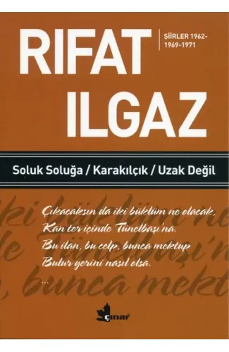 Soluk Soluğa Karakılçık Uzak Değil Şiirler 1962-1969-1971