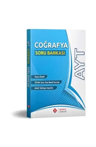 Sonuç AYT Coğrafya Soru Bankası 2019-2020 (Yeni)