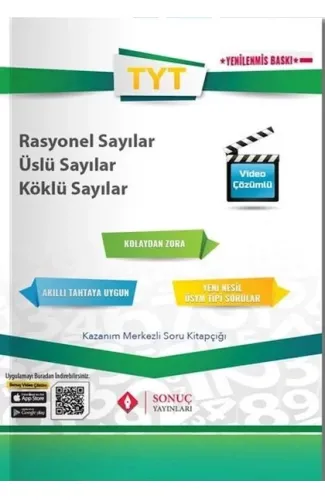 Sonuç TYT Rasyonel Sayılar - Üslü Sayılar - Köklü Sayılar (Yeni)