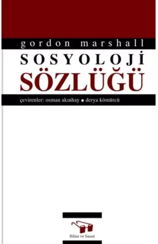 Sosyoloji Sözlüğü