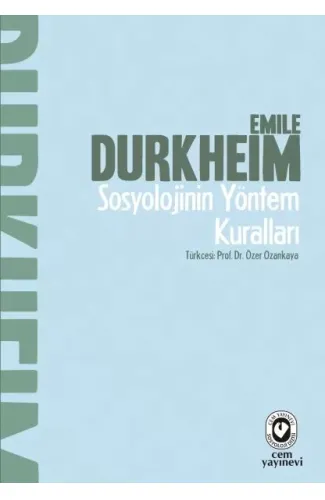 Sosyolojinin Yöntem Kuralları
