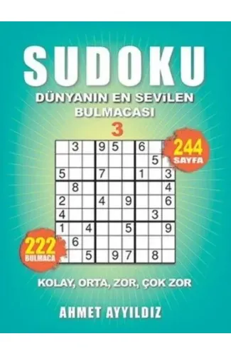 Sudoku Dünyanın En Sevilen Bulmacası 3