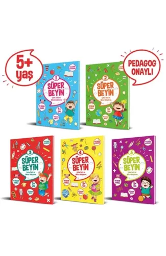 Süper Beyin Sersi (5+ Yaş) - 5 Kitap Takım