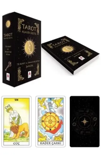 Tarot Klasik Deste, 78 Kart ve Anahtar Kitap