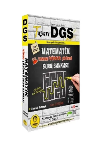 Tasarı DGS Matematik Video Çözümlü Soru Bankası