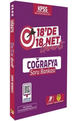 Tasarı Yayınları KPSS Coğrafya 18 de 18 Net Garanti Soru Bankası