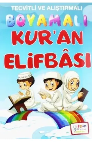 Tecvitli Alıştırmalı Boyamalı Kur'an Elifbası