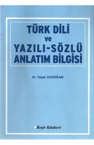 Türk Dili ve Yazılı-Sözlü Anlatım Bilgisi