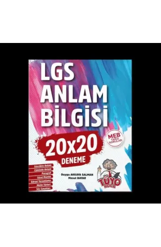 Tüyo Hoca LGS Anlam Bilgisi 20x20 Deneme Şeker