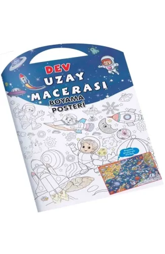 Uzay Macerası Dev Boyama Posteri