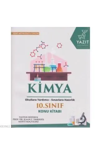 Yazıt 10. Sınıf Kimya Konu Kitabı