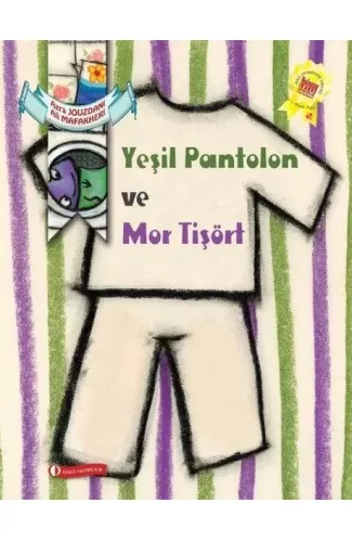 Yeşil Pantolon ve Mor Tişört