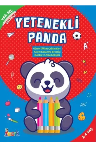 Yetenekli Panda - Yaz-Sil-Kalemli