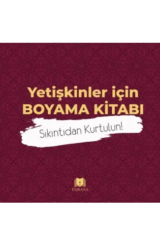 Yetişkinler İçin Boyama Kitabı-Mandala