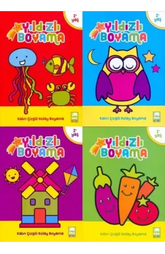 Yıldız Boyama 4 Lü Set