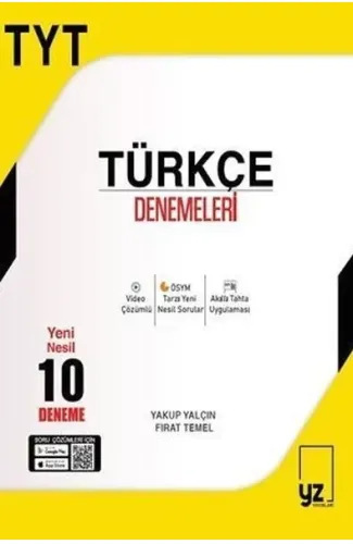 YZ Yayınları TYT Türkçe 10 Deneme